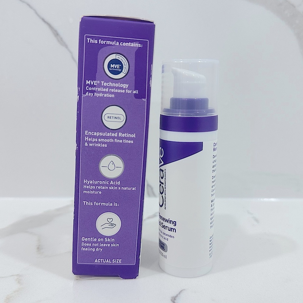๐ฅ2/$40๐ฅ BNIB - CeraVe Skin Renewing Retinol Anti-Aging Anti-Wrinkle Serum - Picture 3 of 7